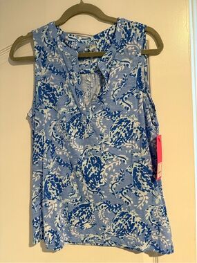 Lilly Pulitzer Dev Knit Top Large NWT
